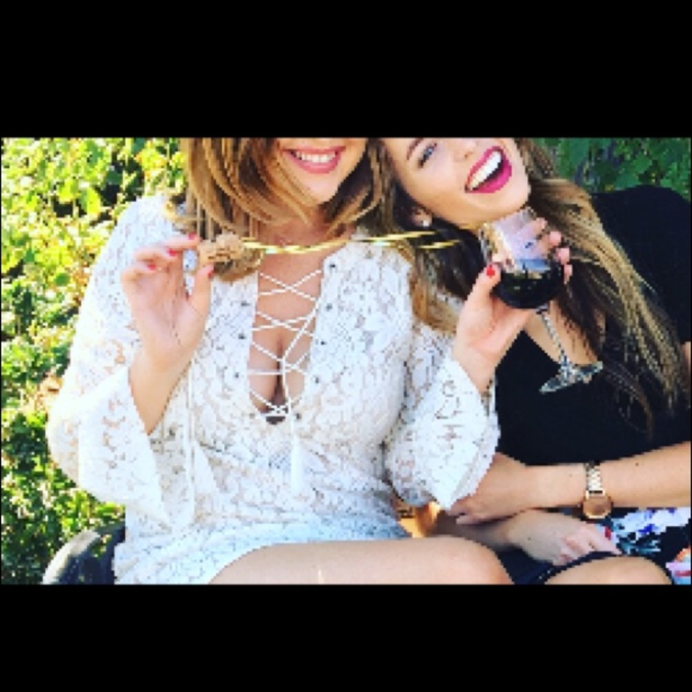 Forever 21 Lace White Long-sleeve Dress